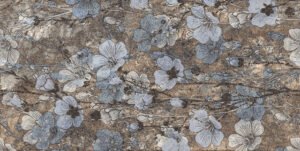 Paradise Quarry Mavi Dekor Parlak 60x120