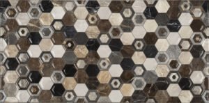 30x60 Petek Kahve Mozaik